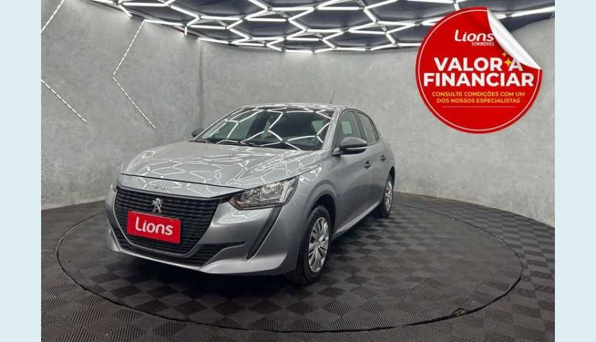PEUGEOT 208 LIKE 1.0 FLEX - PRATA - 2023 Foto 1 (Grande)