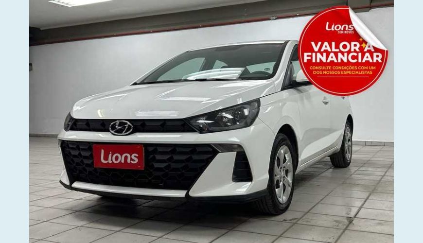 HYUNDAI HB 20S COMFORT PLUS TECH 1.0 - BRANCO - 2025 Foto 1 (Grande)