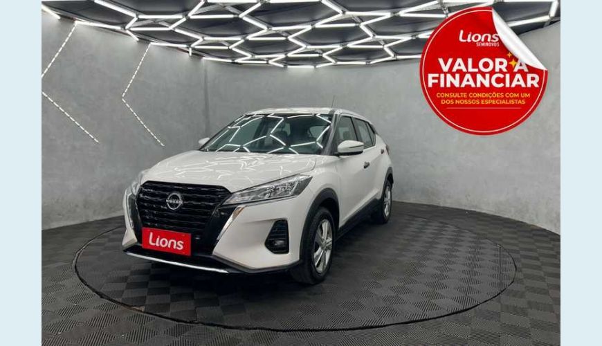 NISSAN KICKS ACTIVE 1.6 FLEX - BRANCO - 2024 Foto 1 (Grande)