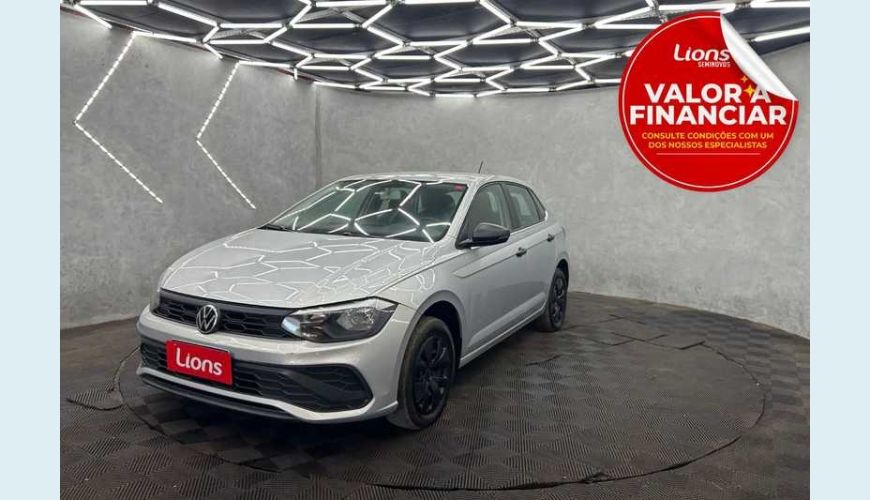 VOLKSWAGEN POLO TRACK 1.0 FLEX 12V 5P - PRATA - 2024 Foto 1 (Grande)