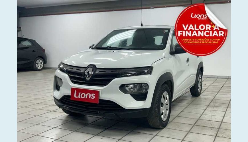 RENAULT KWID ZEN 1.0 12V SCE FLEX - BRANCO - 2024 Foto 1 (Grande)
