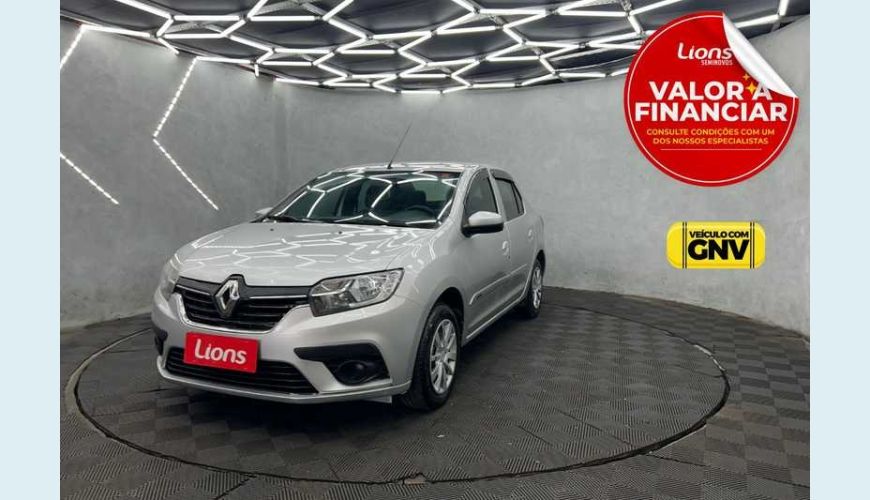 RENAULT LOGAN ZEN 1.0 12V SCE FLEX - PRATA - 2020 Foto 1 (Grande)