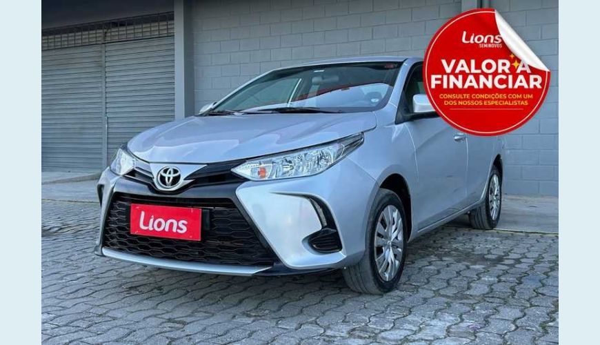 TOYOTA YARIS SEDAN XL 1.5 FLEX AUT. - PRATA - 2025 Foto 1 (Grande)