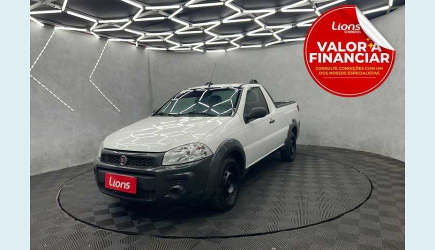 FIAT STRADA HARD WORKING 1.4 FLEX CD - BRANCO - 2020 Foto 1 (Grande)