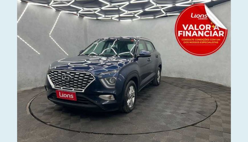 HYUNDAI CRETA COMFORT 1.0 TURBO AUT. FLEX - AZUL - 2025 Foto 1 (Grande)