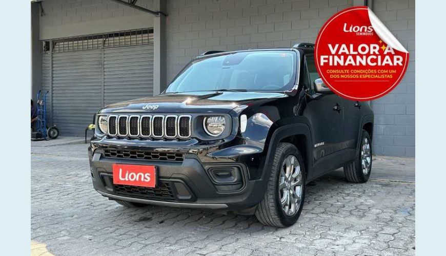 JEEP RENEGADE LONGITUDE - PRETO - 2025 Foto 1 (Grande)