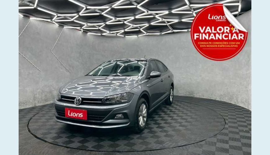 VOLKSWAGEN VIRTUS 1.0 200 TSI COMFORTLINE FLEX AUT. - CINZA - 2021 Foto 1 (Grande)