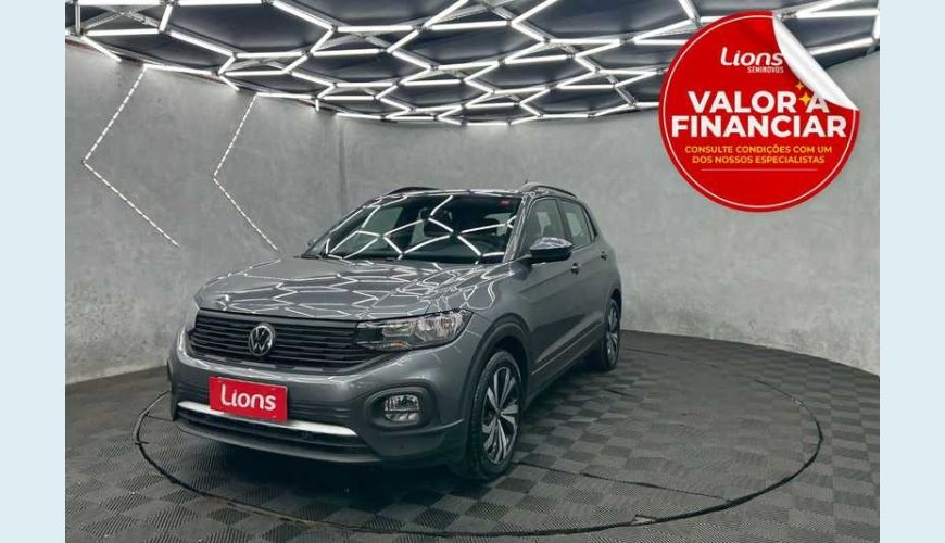VOLKSWAGEN T-CROSS 1.0 200 TSI 12V AUT. FLEX - CINZA - 2024 Foto 1 (Grande)