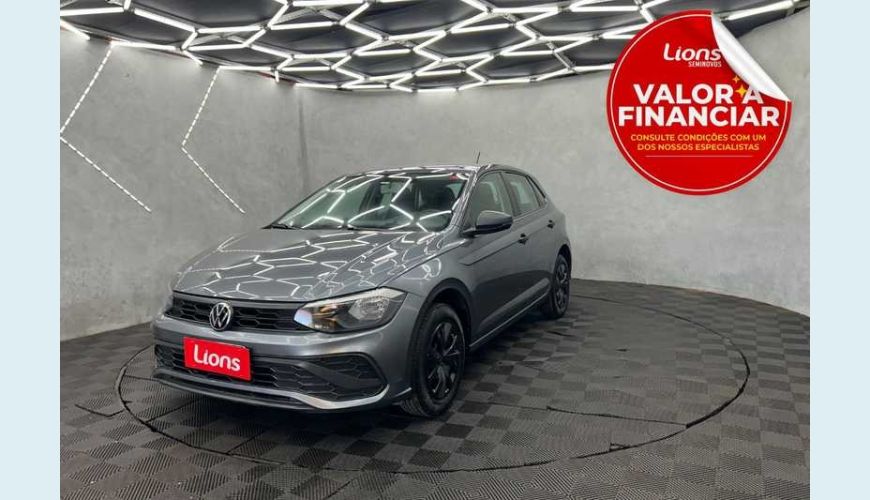 VOLKSWAGEN POLO TRACK 1.0 FLEX 12V 5P - CINZA - 2024 Foto 1 (Grande)