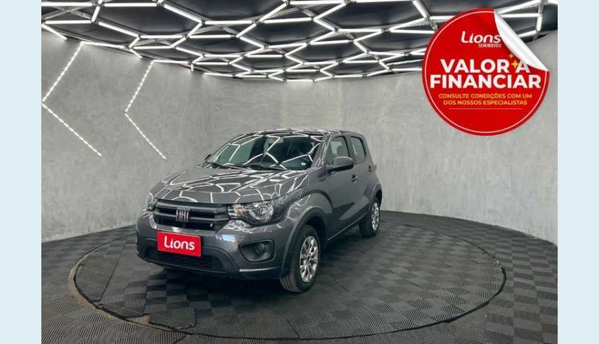 FIAT MOBI LIKE 1.0 - CINZA - 2024 Foto 1 (Grande)