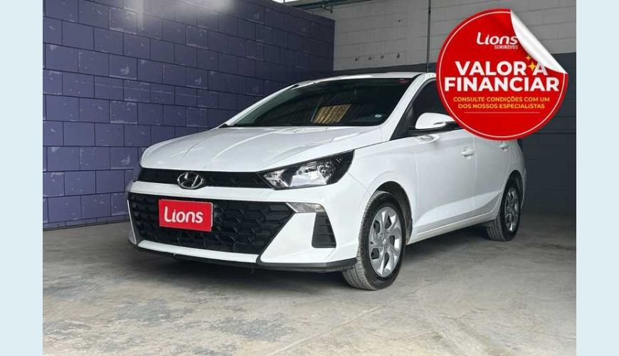 HYUNDAI HB 20S COMFORT PLUS 1.0 - BRANCO - 2025 Foto 1 (Grande)