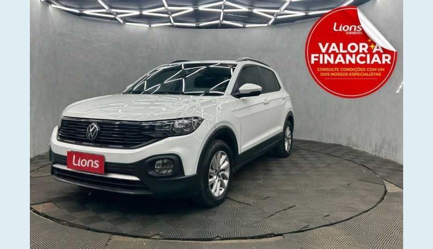 VOLKSWAGEN T-CROSS 1.0 200 TSI 12V AUT. FLEX - BRANCO - 2024 Foto 1 (Grande)