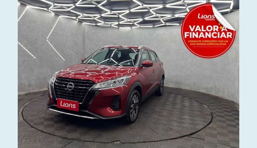 NISSAN KICKS SENSE CVT 1.6 FLEX - VERMELHO - 2024 Foto 1 (Grande)