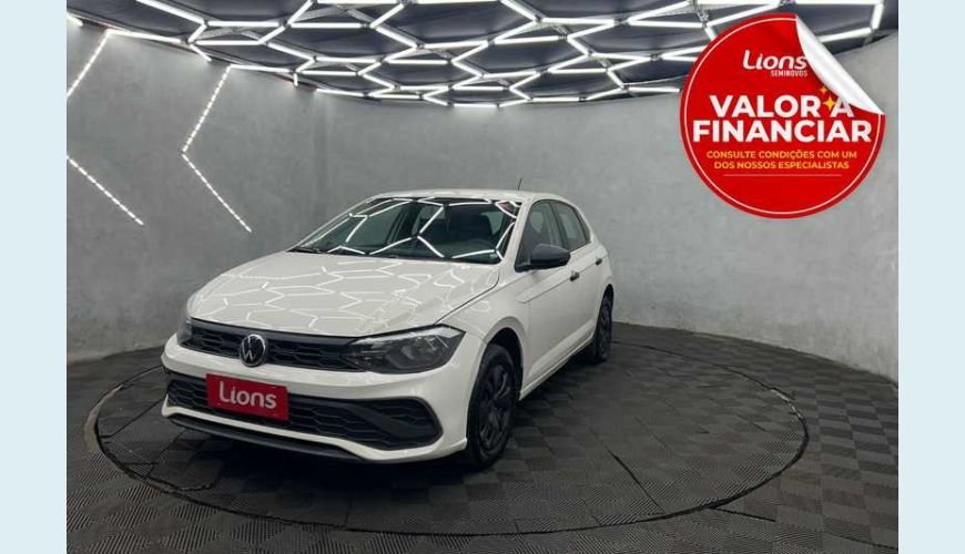 VOLKSWAGEN POLO TRACK 1.0 FLEX 12V 5P - BRANCO - 2024 Foto 1 (Grande)