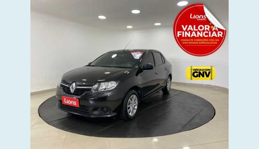 RENAULT LOGAN AUTHENTIQUE 1.0 12V SCE FLEX - PRETO - 2019 Foto 1 (Grande)