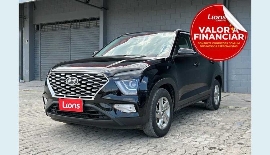HYUNDAI CRETA COMFORT 1.0 TURBO AUT. FLEX - PRETO - 2025 Foto 1 (Grande)