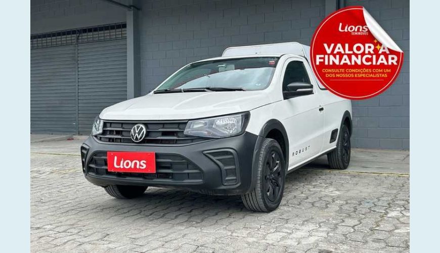 VOLKSWAGEN SAVEIRO ROBUST TOTAL FLEX 16V - BRANCO - 2025 Foto 1 (Grande)