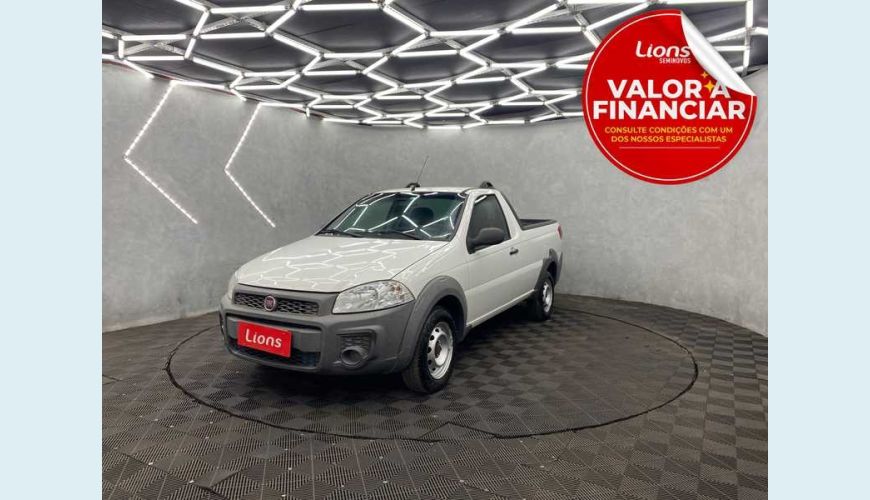 FIAT STRADA HARD WORKING 1.4 FLEX (CABINE ESTENDIDA) - BRANCO - 2019 Foto 1 (Grande)