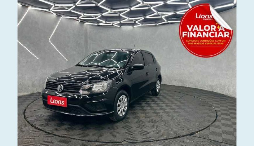 VOLKSWAGEN GOL 1.0 12V FLEX - PRETO - 2023 Foto 1 (Grande)