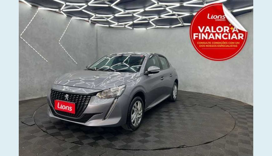 PEUGEOT 208 ACTIVE 1.6 FLEX AUT. - PRATA - 2023 Foto 1 (Grande)