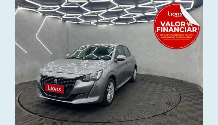 PEUGEOT 208 ACTIVE 1.6 FLEX AUT. - PRATA - 2023 Foto 1 (Grande)