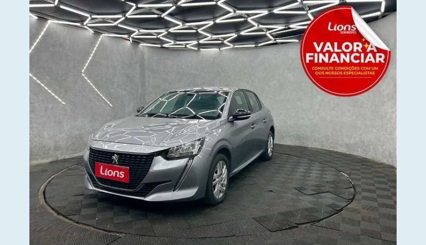 PEUGEOT 208 ACTIVE 1.6 FLEX AUT. - PRATA - 2023 Foto 1 (Grande)