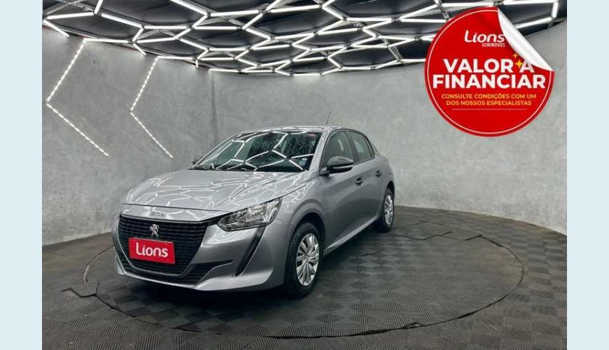 PEUGEOT 208 LIKE 1.0 FLEX - PRATA - 2023 Foto 1 (Grande)