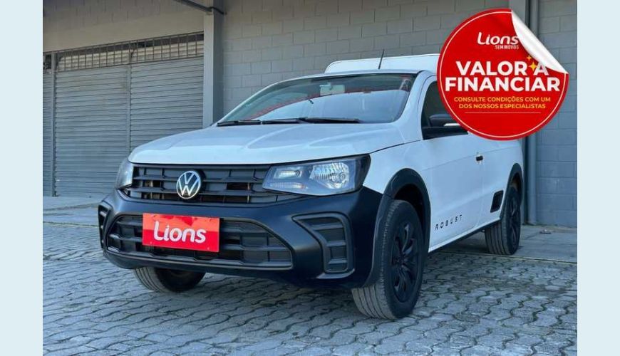 VOLKSWAGEN SAVEIRO ROBUST TOTAL FLEX 16V - BRANCO - 2025 Foto 1 (Grande)
