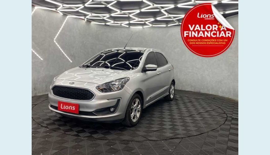 FORD KA 1.0 SE PLUS FLEX - PRATA - 2020 Foto 1 (Grande)