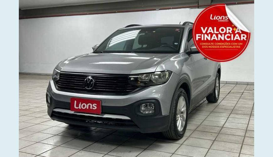 VOLKSWAGEN T-CROSS 1.0 200 TSI 12V AUT. FLEX - PRATA - 2024 Foto 1 (Grande)