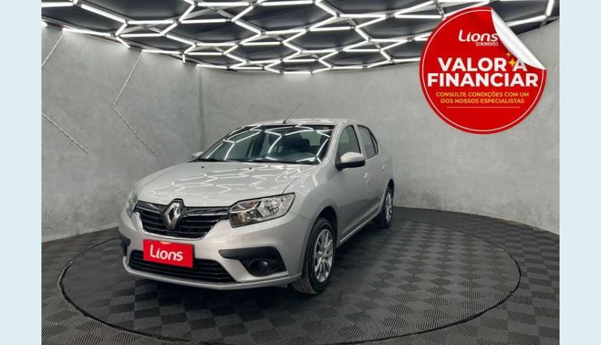 RENAULT LOGAN ZEN 1.0 12V SCE FLEX - PRATA - 2021 Foto 1 (Grande)