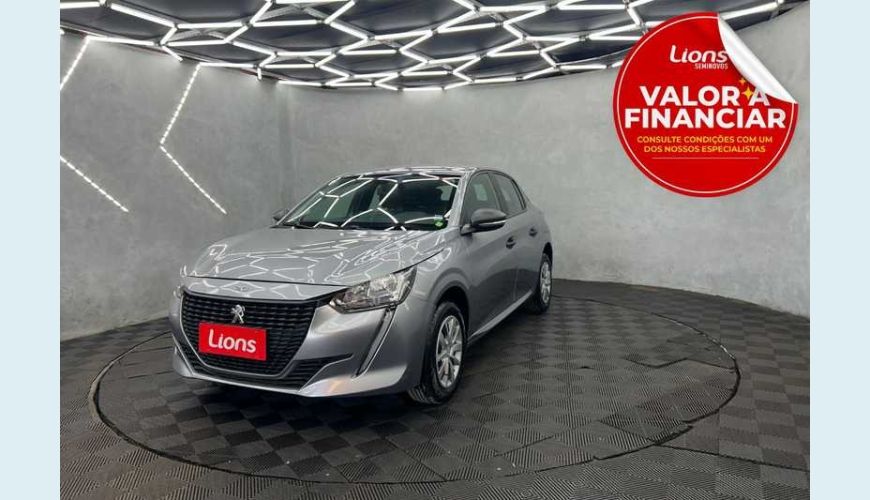 PEUGEOT 208 LIKE 1.0 FLEX - PRATA - 2023 Foto 1 (Grande)