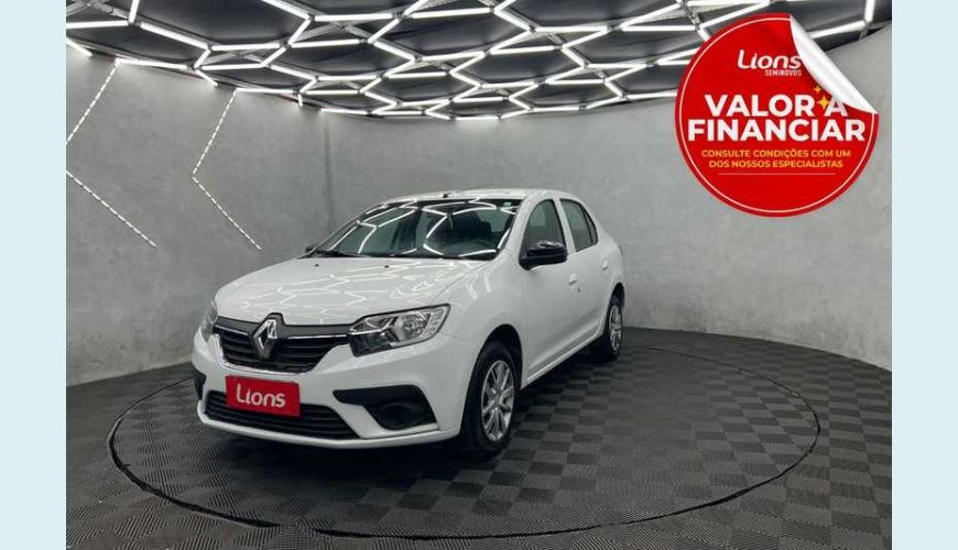 RENAULT LOGAN ZEN 1.0 12V SCE FLEX - BRANCO - 2023 Foto 1 (Grande)