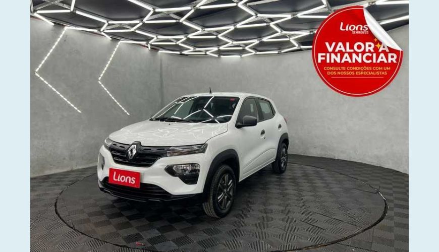 RENAULT KWID ZEN 1.0 12V SCE FLEX - BRANCO - 2024 Foto 1 (Grande)
