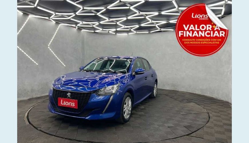 PEUGEOT 208 ACTIVE 1.6 FLEX 16V 5P AUT. - AZUL - 2022 Foto 1 (Grande)