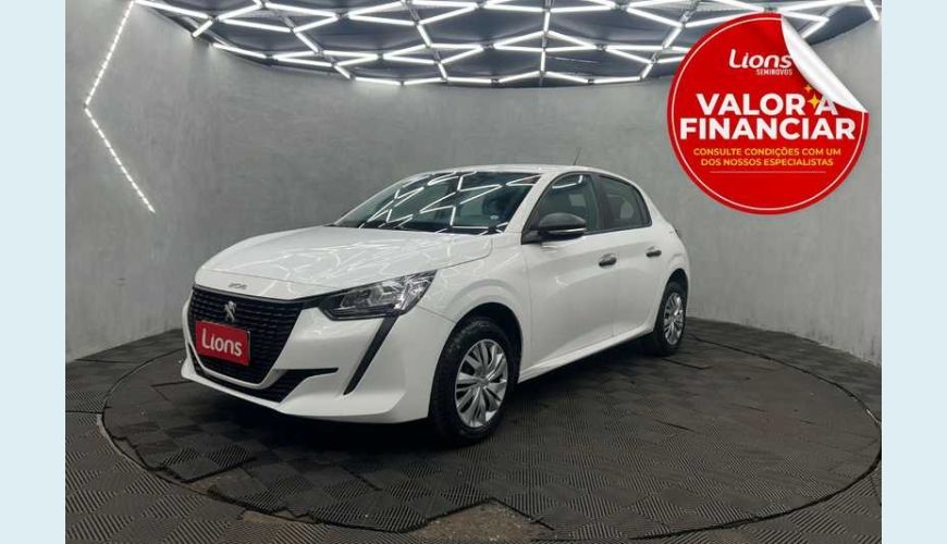 PEUGEOT 208 LIKE 1.0 FLEX - BRANCO - 2023 Foto 1 (Grande)