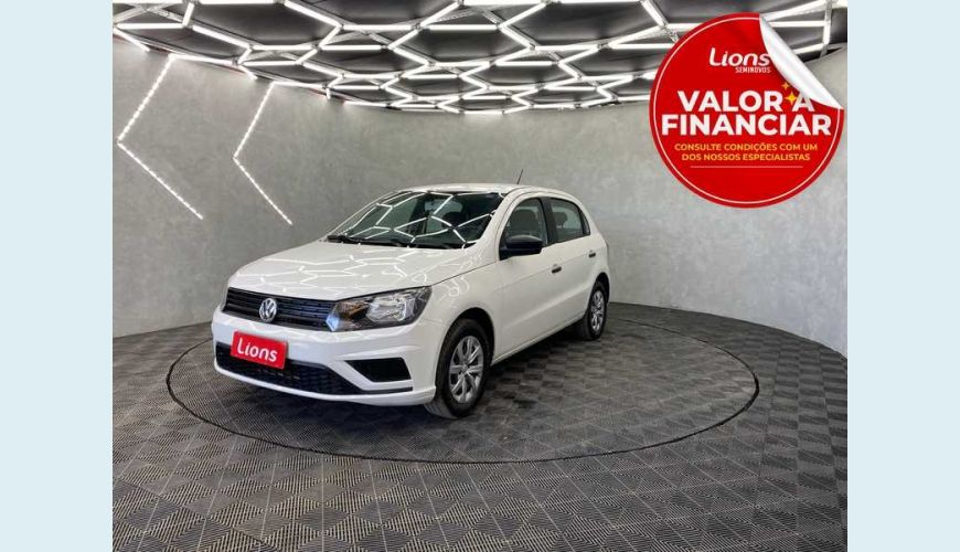 VOLKSWAGEN GOL 1.0 12V FLEX - BRANCO - 2019 Foto 1 (Grande)