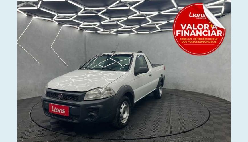 FIAT STRADA HARD WORKING 1.4 FLEX CD - BRANCO - 2020 Foto 1 (Grande)