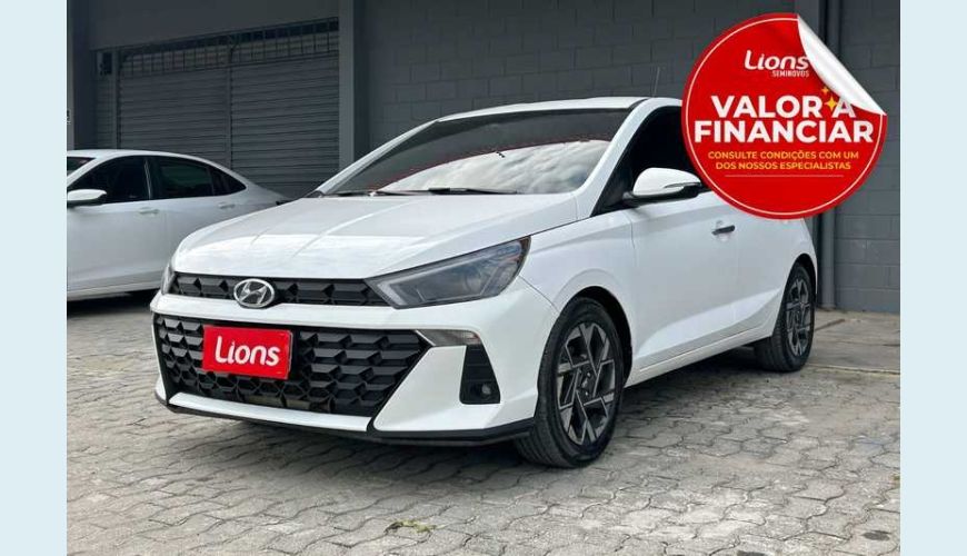 HYUNDAI HB 20 PLATINUM PLUS 1.0 TGDI (AUT.) - BRANCO - 2023 Foto 1 (Grande)
