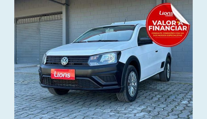 VOLKSWAGEN SAVEIRO ROBUST 1.6 MSI CS FLEX - BRANCO - 2023 Foto 1 (Grande)