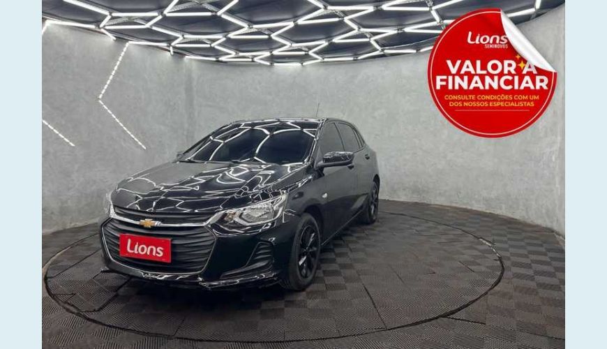CHEVROLET ONIX LT 1.0 - PRETO - 2023 Foto 1 (Grande)
