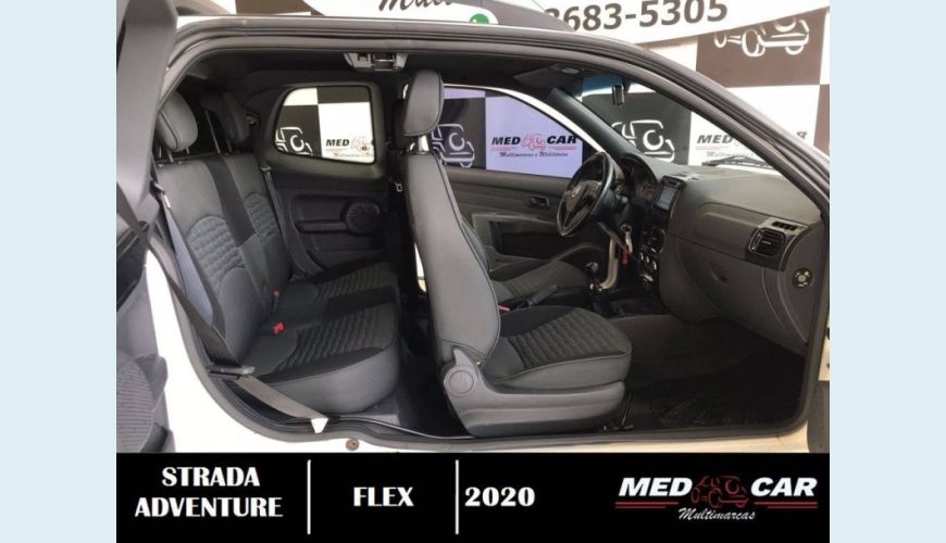 FIAT STRADA 1.8 MPI ADVENTURE CD 16V FLEX 3P MANUAL - BRANCO - 2020 Foto 10 (Grande)