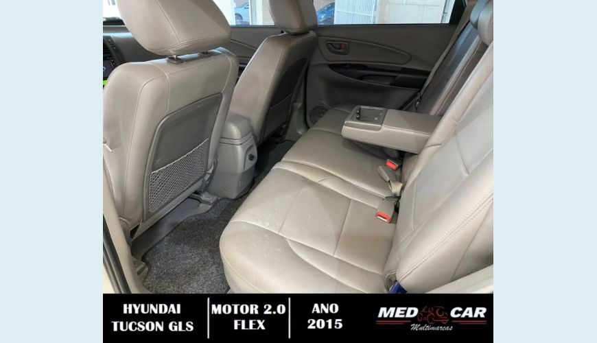 HYUNDAI TUCSON 2.0 MPFI GLS 16V 143CV 2WD FLEX 4P AUT. - BRANCO - 2015 Foto 10 (Grande)