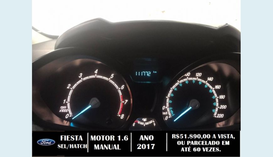 FORD FIESTA 1.6 SEL HATCH 16V FLEX 4P MANUAL - BRANCO - 2017 Foto 10 (Grande)