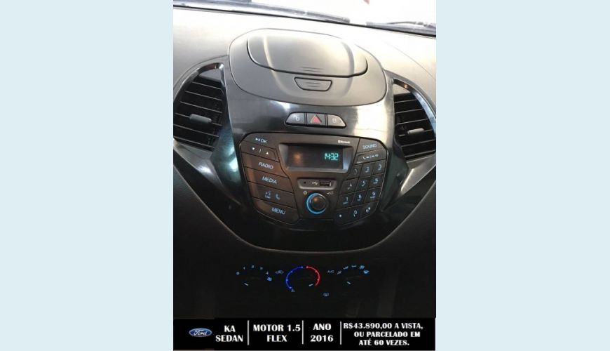 FORD KA 1.5 SIGMA FLEX SE MANUAL - BRANCO - 2016 Foto 10 (Grande)