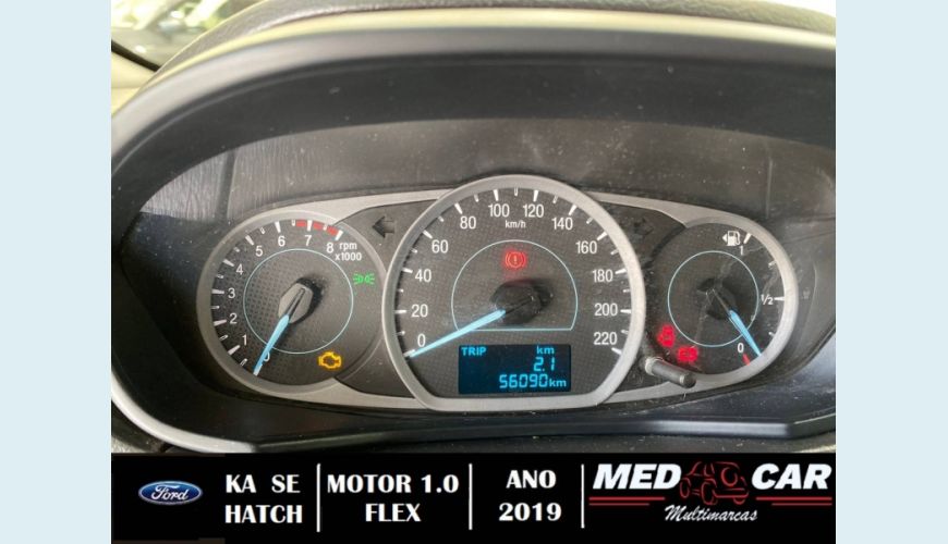 FORD KA 1.0 TI-VCT FLEX SE MANUAL - BRANCO - 2019 Foto 10 (Grande)