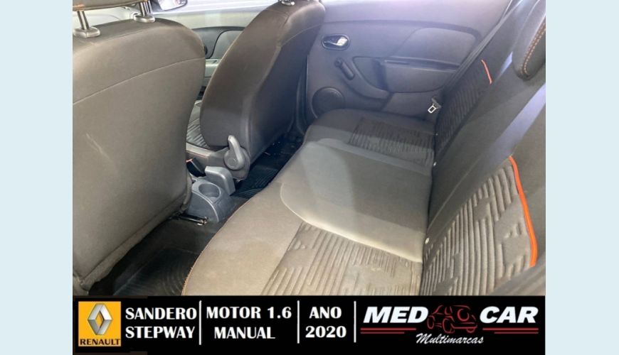 RENAULT SANDERO 1.6 16V SCE FLEX STEPWAY ZEN MANUAL - BRANCO - 2020 Foto 10 (Grande)