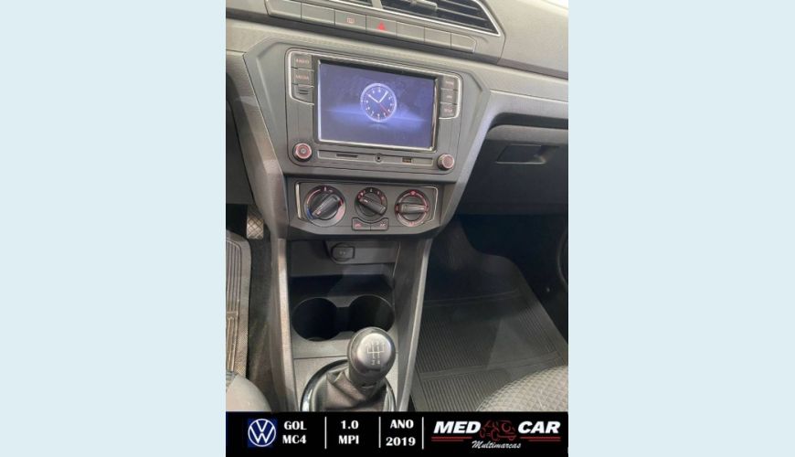 VOLKSWAGEN GOL 1.0 12V MPI TOTALFLEX 4P MANUAL - CINZA - 2019 Foto 10 (Grande)
