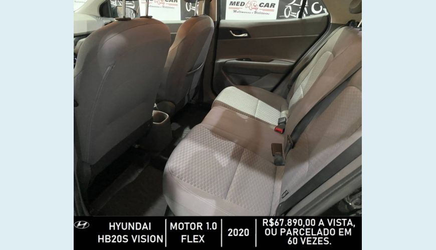 HYUNDAI HB 20S 1.0 12V FLEX VISION MANUAL - PRETO - 2020 Foto 10 (Grande)