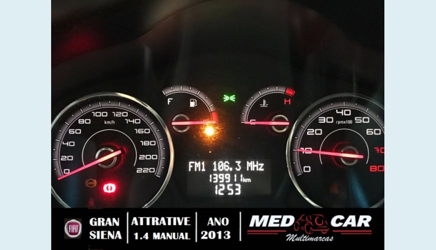 FIAT SIENA 1.4 MPI ATTRACTIVE 8V FLEX 4P MANUAL - PRATA - 2013 Foto 10 (Grande)